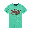 T-Shirt Semi-Épais Délavé Avec Logo Vintage