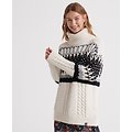 Pull En Maille Ample Gia Intarsia