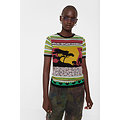 Pull patchwork africain