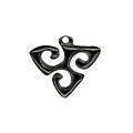 Le Triple  Koru tribale Maori-Renouveau et croissance-Harmonie et équilibre-Cycle de la vie 