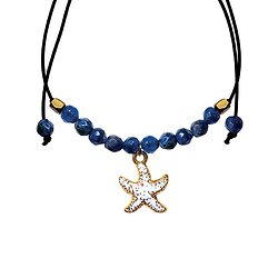 Bracelet sodalite étoile de mer - Calme - confiance en soi - 