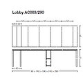 Table Console Lobby 290