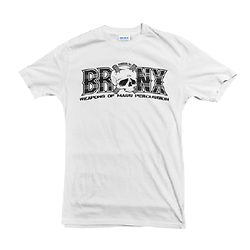 T-SHIRT HOMME WEAPONS OF MASS PERCUSSION (BLANC)