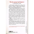 Morts pour la France, tome 3, La marche noire, Max Gallo, Fayard 2003.