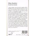 L'art du roman, Milan Kundera, Folio 1995.