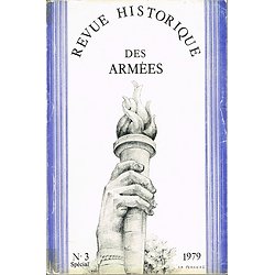 Revue Historique des Armées N° 3 spécial, collectif, 1979.