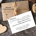 Carte personnalisée Joyeux Anniversaire Rêves + Bracelet Porte-bonheur