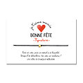 A personnaliser - Carte Je t'aime Mamie Bonne fête + Bracelet Cœur doré