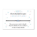 Cadeau personnalisable pour homme - Carte + Bracelet porte bonheur Aigue