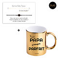 Cadeau pour Super Papa - Mug et Bracelet porte-bonheur