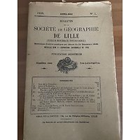 Bulletin de la Société de Géographie de Lille