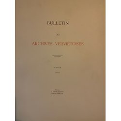 Bulletin des Archives Verviétoises