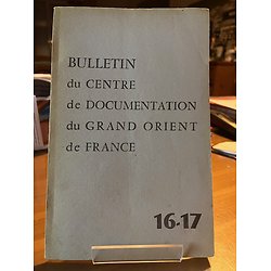 Bulletin du Centre de Documentation du Grand Orient de France 
